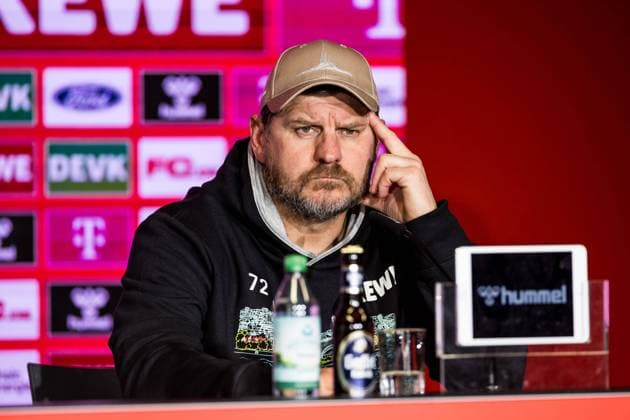 1 Soccer Bundesliga 1 FC Köln 1 FSV Mainz 05 10 12 2023 Steffen Baumgart Trainer 1 FC Köln in der Pressekonferenz 1 Fußball Bundesliga, 1 FC Köln 1 FSV Mainz 05, Köln, Rheinenergiestadion am 10 12 2023 DFL REGULATIONS PROHIBIT ANY USE OF PHOTOGRAPHS AS IMAGE SEQUENCES AND OR QUASI VIDEO Copyright: xBEAUTIFULxSPORTS Wunderlx