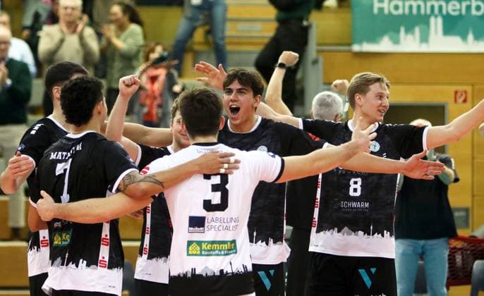 Volleyball, VBL, TSV Haching Munich - Energiequelle Netzhoppers Königs Wusterhausen