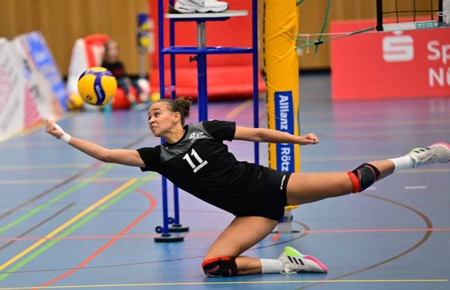 11 12 2023 Volleyball 2 Bundesliga Women Women Season 2023 2024 TV Suspa Altdorf BSP MTV Stuttgart xwoxzix Anaiya Campbell 11, MTV Stuttgart