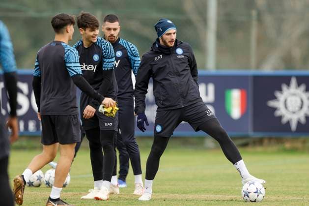 Football, CL, SSC Napoli Training