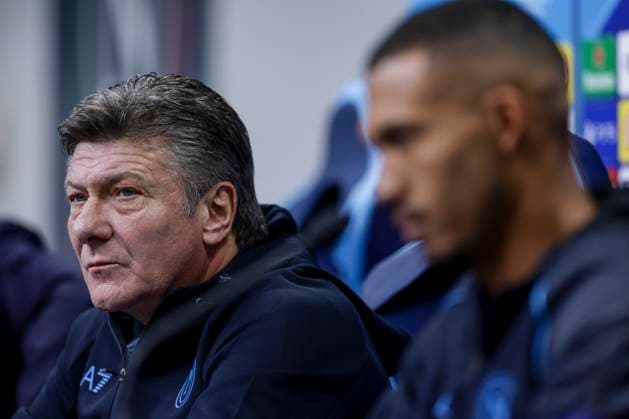 Italy: press conference, PK, Pressekonferenz SSC Napoli SSC Napoli s italian coach Walter Mazzarri during the SSC Napoli press conference the day before the Champions League football match against Braga at the Konami center in Castel Volturno on 11 December, 2023 ABPH3819 Copyright: xAntonioxBalascox