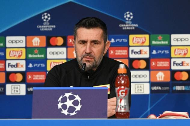 Football, Men, Season 2023 2024, UEFA Champions League Group C, Matchday 6 , 1 FC Union Berlin Real Madrid, Press conference training of Union at the Olympiastadion the day before the match, in the picture coach Nenad Bjelica 1 FC Union Berlin , 11 12 2023, Copyright: xMatthiasxKochx