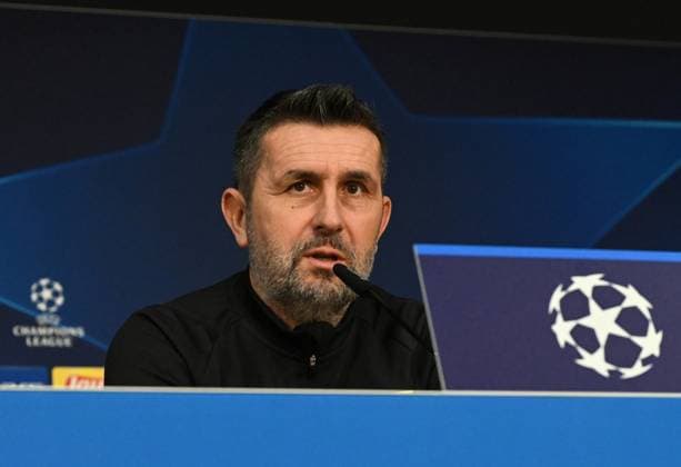 Football, Men, Season 2023 2024, UEFA Champions League Group C, Matchday 6 , 1 FC Union Berlin Real Madrid, Press conference training of Union at the Olympiastadion the day before the match, in the picture coach Nenad Bjelica 1 FC Union Berlin , 11 12 2023, Copyright: xMatthiasxKochx