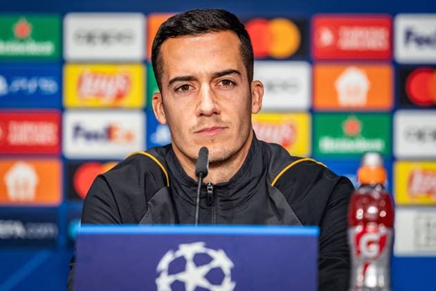 UEFA Champions League press conference and training Real Madrid Berlin, 11 12 2023 Lucas Vazquez Real Madrid, 17 UEFA Champions League press conference and training Real Madrid before the match 1 FC Union Berlin vs Real Madrid, Olympiastadion, Berlin, 11 12 2023 Copyright: xBEAUTIFULxSPORTS LucianoxLimax