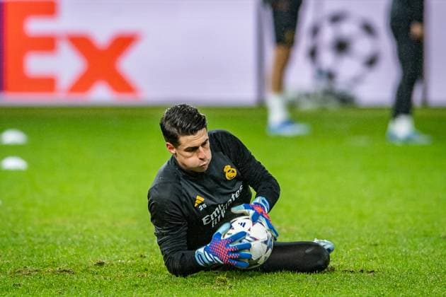 UEFA Champions League press conference and training Real Madrid Berlin, 11 12 2023 Kepa Real Madrid, 25 UEFA Champions League press conference and training Real Madrid before the match 1 FC Union Berlin vs Real Madrid, Olympiastadion, Berlin, 11 12 2023 Copyright: xBEAUTIFULxSPORTS LucianoxLimax