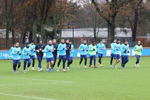 DEU, DFL, 2 FBL Hertha BSC, Training, 12 12 2023, Sportforum, Berlin, DEU, DFL, 2 FBL Hertha BSC, Training, im Bild Auslauftraining, auslaufen nach einem Spiel DFL regulations prohibit any use of Photographs as image sequences and or quasi video Foto Juergen Engler nordphoto GmbH nordphotoxGmbHx xEngler nph00076