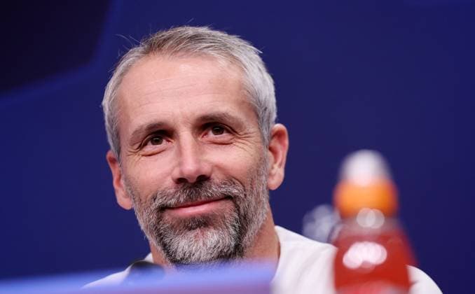 RB Leipzig PK Champions League Leipzig, 12 12 2023, RB Academy, UEFA Champions League , RB Leipzig press conference on the eve of RBL v Young Boys Bern , In the picture coach Marco Rose RB Leipzig , Picture Point