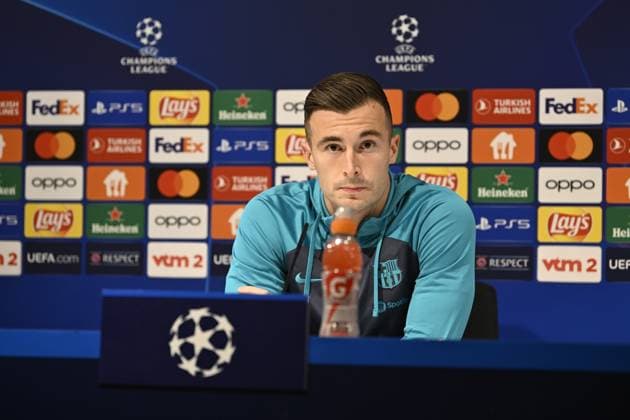 Football, CL, FC Barcelona, Press conference