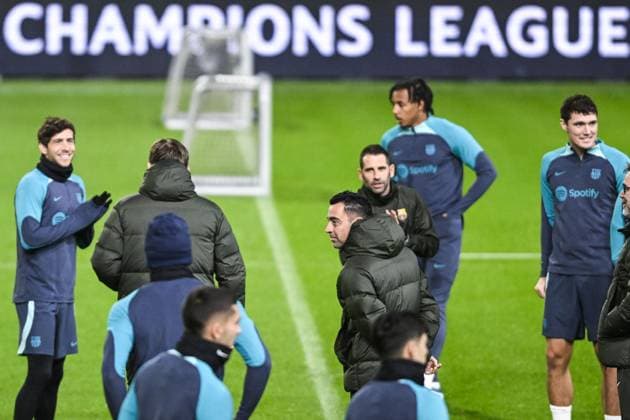 Football, CL, FC Barcelona, Press conference
