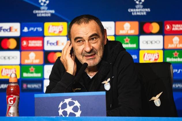 Football, CL, Lazio Roma, Press conference