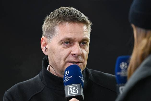Football, Men, Season 2023 2024, UEFA Champions League Group C, Matchday 6 , 1 FC Union Berlin Real Madrid, f l Managing Director Sport Oliver Ruhnert 1 FC Union Berlin in an interview , 12 12 2023, Copyright: xMatthiasxKochx