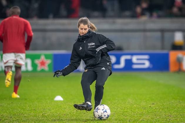 UEFA Champions League 1 FC Union Berlin vs Real Madrid Berlin, 12 12 2023 Marie Louise Eta Interim Co Coach 1 FC Union Berlin UEFA Champions League 1 FC Union Berlin vs Real Madrid, Olympiastadion, Berlin, 12 12 2023 Copyright: xBEAUTIFULxSPORTS LucianoxLimax