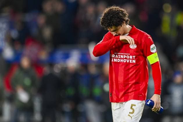 EINDHOVEN, 12-12-2023, Philips Stadion, UEFA Champions League Football, season 2023 2024, Match between PSV and Arsenal. PSV player AndrÃ Ramalho PSV - Arsenal  x23497200x Copyright: