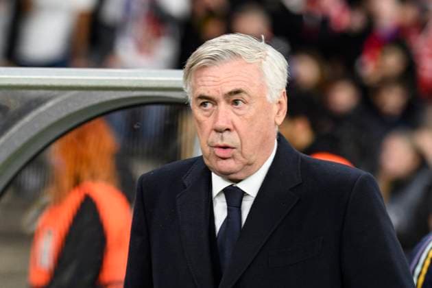 Carlo Ancelotti Real Madrid, Coach , GER, 1 FC Union Berlin vs Real Madrid, UEFA Champions League, 6 Group Matches, Season 2023 2024, 12 12 2023, DFL REGULATIONS PROHIBIT ANY USE OF PHOTOGRAPHS AS IMAGE SEQUENCES AND OR QUASI VIDEO, GER, Berlin, 1 FC Union Berlin vs 1 FC Union Berlin vs Real Madrid, UEFA Champions League, 6 Group Matches, Season 2023 2024, 12 12 2023, xukhx, Berlin Copyright: xUwexKoch Eibner-Pressefotox EP_UKH
