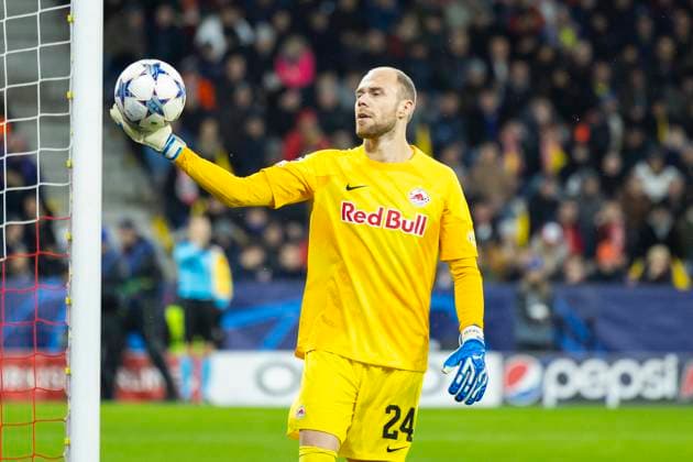 SOCCER - UEFA CL, RBS vs Benfica SALZBURG,AUSTRIA,12.DEC.23 - SOCCER - UEFA Champions League, group stage, Red Bull Salzburg vs SL Benfica. Image shows Alexander Schlager (RBS).  GEPAxpictures xGintarexKarpaviciute