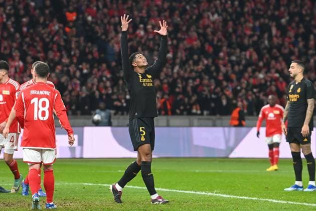 Football, Men, Season 2023 2024, UEFA Champions League Group C, Matchday 6 , 1 FC Union Berlin Real Madrid, v l Jude Bellingham Real Madrid , 12 12 2023, Copyright: xMatthiasxKochx