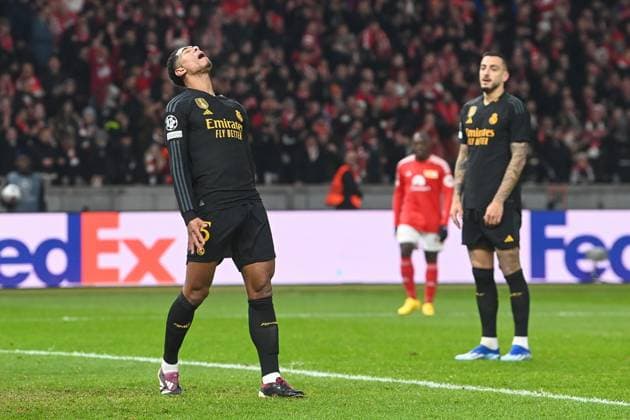 Football, Men, Season 2023 2024, UEFA Champions League Group C, Matchday 6 , 1 FC Union Berlin Real Madrid, v l Jude Bellingham Real Madrid , 12 12 2023, Copyright: xMatthiasxKochx