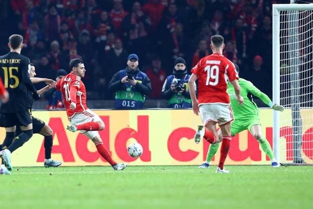 12 12 2023, xtgx, Fußball UEFA Champions League, Union Berlin Real Madrid emspor, v l Kevin Volland 1 FC Union Berlin erzielt das Tor zum scores the goal 1 0 DFL DFB REGULATIONS PROHIBIT ANY USE OF PHOTOGRAPHS as IMAGE SEQUENCES and or QUASI VIDEO Berlin