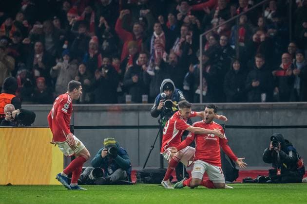 UEFA Champions League 1 FC Union Berlin vs Real Madrid Berlin, 12 12 2023 Kevin Volland 1 FC Union Berlin, 10 , Janik Haberer 1 FC Union Berlin, 19 UEFA Champions League 1 FC Union Berlin vs Real Madrid, Olympiastadion, Berlin, 12 12 2023 Copyright: xBEAUTIFULxSPORTS LucianoxLimax