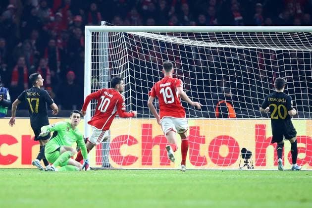 12 12 2023, xtgx, Fußball UEFA Champions League, Union Berlin Real Madrid emspor, v l Kevin Volland 1 FC Union Berlin erzielt das Tor zum scores the goal 1 0 DFL DFB REGULATIONS PROHIBIT ANY USE OF PHOTOGRAPHS as IMAGE SEQUENCES and or QUASI VIDEO Berlin
