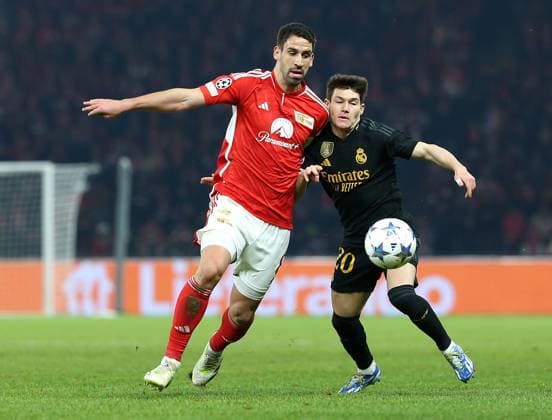 12 12 2023, Football UEFA Champions League 2023 2024, Group stage, Matchday 6, 1 FC Union Berlin Real Madrid, at Olympiastadion Berlin L R Rani Khedira Union Berlin vs Fran Garcia Real Madrid DFL and DFB regulations prohibit any use of photographs as image sequences and or quasi video