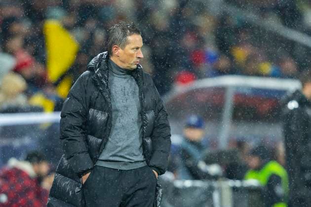 SOCCER - UEFA CL, RBS vs Benfica SALZBURG,AUSTRIA,12.DEC.23 - SOCCER - UEFA Champions League, group stage, Red Bull Salzburg vs SL Benfica. Image shows head coach Roger Schmidt (Benfica).  GEPAxpictures xGintarexKarpaviciute
