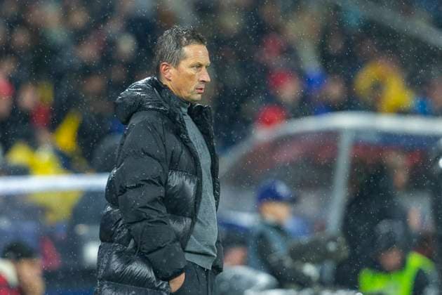 SOCCER - UEFA CL, RBS vs Benfica SALZBURG,AUSTRIA,12.DEC.23 - SOCCER - UEFA Champions League, group stage, Red Bull Salzburg vs SL Benfica. Image shows head coach Roger Schmidt (Benfica).  GEPAxpictures xGintarexKarpaviciute