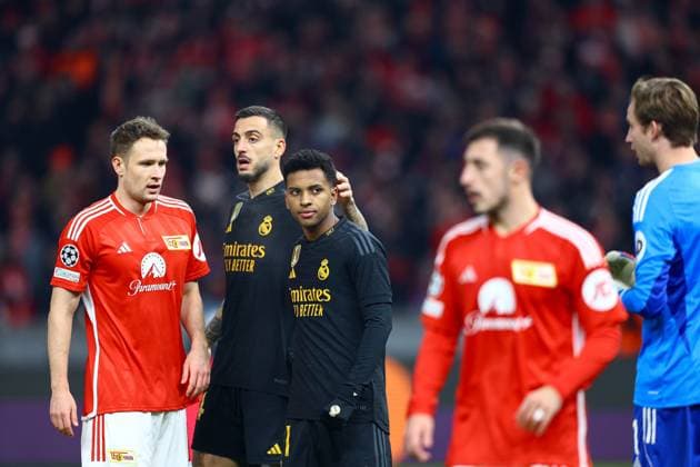 2023.12.12 Berlin Pilka nozna UEFA Liga Mistrzow Union Berlin - Real Madryt N z Rodrygo Foto Pawel Andrachiewicz PressFocus 2023.12.12 Berlin Football UEFA Champions League Union Berlin - Real Madrid Rodrygo Credit: Pawel Andrachiewicz PressFocus NEWSPIX.PL --- Newspix.pl  20231212_PF_PA080