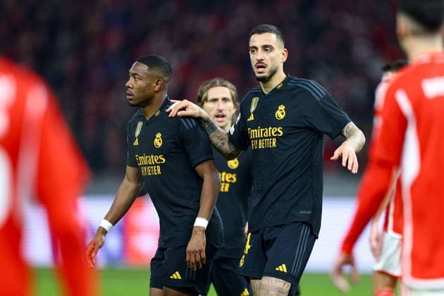 2023.12.12 Berlin Pilka nozna UEFA Liga Mistrzow Union Berlin - Real Madryt N z bramka gol radosc na 1-1 Joselu Foto Pawel Andrachiewicz PressFocus 2023.12.12 Berlin Football UEFA Champions League Union Berlin - Real Madrid bramka gol radosc na 1-1 Joselu Credit: Pawel Andrachiewicz PressFocus NEWSPIX.PL --- Newspix.pl  20231212_PF_PA086
