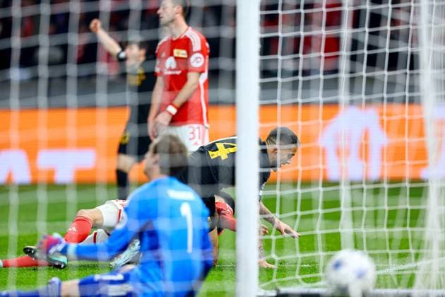 2023.12.12 Berlin Pilka nozna UEFA Liga Mistrzow Union Berlin - Real Madryt N z Joselu bramka gol radosc na 2-1 Foto Pawel Andrachiewicz PressFocus 2023.12.12 Berlin Football UEFA Champions League Union Berlin - Real Madrid Joselu bramka gol radosc na 2-1 Credit: Pawel Andrachiewicz PressFocus NEWSPIX.PL --- Newspix.pl  20231212_PF_PA094
