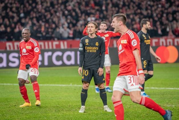 UEFA Champions League 1 FC Union Berlin vs Real Madrid Berlin, 12 12 2023 Luka Modric Real Madrid, 10 frustrated after missing a penalty UEFA Champions League 1 FC Union Berlin vs Real Madrid, Olympiastadion, Berlin, 12 12 2023 Copyright: xBEAUTIFULxSPORTS LucianoxLimax