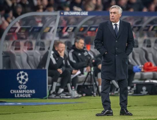 UEFA Champions League 1 FC Union Berlin vs Real Madrid Berlin, 12 12 2023 Carlo Ancelotti Coach Real Madrid UEFA Champions League 1 FC Union Berlin vs Real Madrid, Olympiastadion, Berlin, 12 12 2023 Copyright: xBEAUTIFULxSPORTS LucianoxLimax