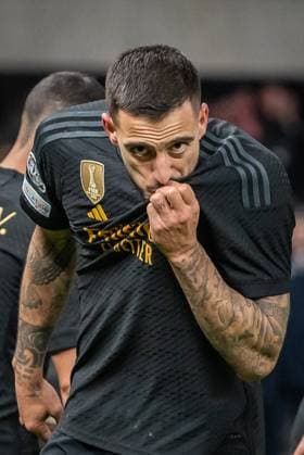 UEFA Champions League 1 FC Union Berlin vs Real Madrid Berlin, 12 12 2023 Joselu Real Madrid celebrates 2 1, 14 UEFA Champions League 1 FC Union Berlin vs Real Madrid, Olympiastadion, Berlin, 12 12 2023 Copyright: xBEAUTIFULxSPORTS LucianoxLimax