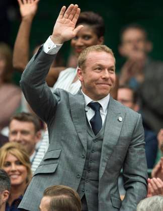 Wimbledon 2016, Sir Chris Hoy 2nd July 2016. Wimbledon Championships 2016. Olympic cyclist Sir Chris Hoy is introduced to the crowd in the Royal Box Picture Ian Rutherford Ian Rutherford London Wimbledon England Copyright: xIanxRutherfordx IR20160702Wimb13