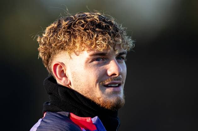 Football - UEFA Europa League - Group E - Royale Union Saint-Gilloise v Liverpool FC - MD-1 LIVERPOOL, ENGLAND - Wednesday, December 13, 2023: Liverpool s Harvey Elliott during a training session at the AXA Training Centre ahead of the UEFA Europa League Group E match between Royale Union Saint-Gilloise and Liverpool FC. (Photo by Jessica Hornby Propaganda) LIVERPOOL AXA Training Centre MERSEYSIDE ENGLAND  Copyright: xDavidxRawcliffex P2023-12-13-LFC_Training-16