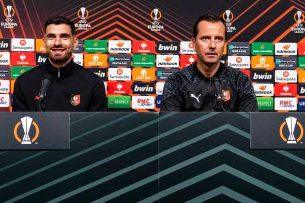 Football, EL, Stade Rennes, Press conference