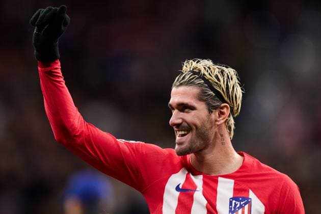 Rodrigo De Paul of Atletico de Madrid reacts during the UEFA Champions League match between Atletico Madrid v SS Lazio in Madrid, Spain, on December 13, 2023. FOOTBALL : Atletico Madrid vs SS Lazio - UEFA Ligue des Champions - 13 12 2023 AlvaroMedranda Panoramic 
