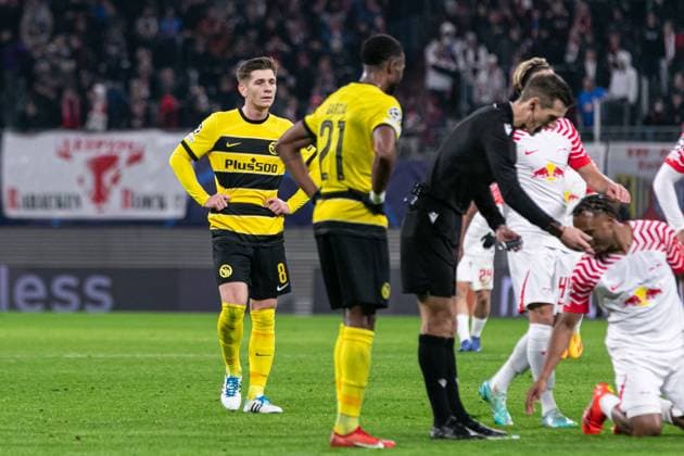 LIPSK 13.12.2023 MECZ FAZA GRUPOWA UEFA LIGA MISTRZOW GRUPA G 2023 2024 - RB LIPSK - YOUNG BOYS BERNO GROUP STAGE UEFA CHAMPIONS LEAGUE MATCH GROUP H 2023 2024: RB LEIPZIG - YOUNG BOYS BERN nz LUKASZ LAKOMY Fot. Ernest Kolodziej 400mm.pl NEWSPIX.PL --- Newspix.pl POLAND OUT!  20231213_KOL9515