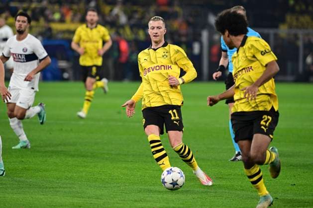Marco Reus 11 Borussia Dortmund , Borussia Dortmund vs Paris Saint Germain, Football, Champions League, Group stage, 13 12 2023 Dortmund North Rhine-Westphalia Germany Copyright: xkolbert-press MarcxNiemeyerx