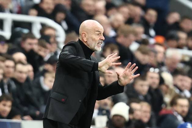 Newcastle United v AC Milan Champions League 13-12-2023. AC Milan Manager Stefano Pioli during the Champions League match between Newcastle United and AC Milan at St. James s Park, Newcastle, England on 13 December 2023. Newcastle St. James s Park Tyne and Wear England Editorial use only , Copyright: xStephenxDobsonx PSI-18596-0036