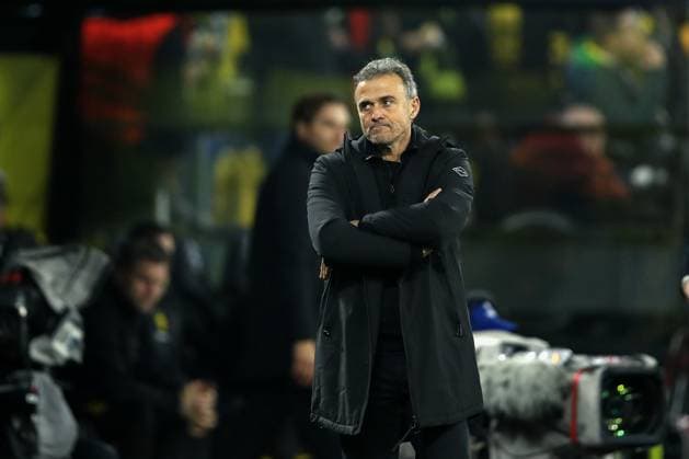 DORTMUND - Paris Saint-Germain coach Luis Enrique during the UEFA Champions League Group F match between Borussia Dortmund and Paris Saint-Germain at the Signal Iduna Park on December 13, 2023 in Dortmund, Germany. ANP Hollandse Hoogte Bart Stoutjesdijk UEFA Champions League 2023 24 2023 2024 xVIxANPxSportx xBartxStoutjesdijkxIVx 486221406 originalFilename: 486221406.jpg