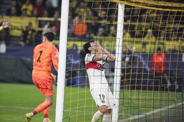 Lee KANG-IN 19 (PSG) during the UEFA Champions League match between Dortmund and PSG at Signal Iduna Park ,on December 13, 2023 in Dortmund, Germany FOOTBALL : 2023 Borussia Dortmund vs Paris Saint Germain - Ligue des Champions - 13 12 2023 -Signal Iduna Park Dortmund - ElyxandroCegarra Panoramic 