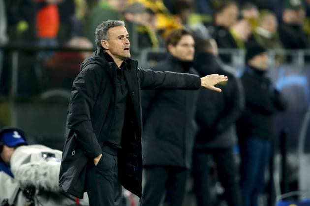 DORTMUND - Paris Saint-Germain coach Luis Enrique during the UEFA Champions League Group F match between Borussia Dortmund and Paris Saint-Germain at the Signal Iduna Park on December 13, 2023 in Dortmund, Germany. ANP Hollandse Hoogte Bart Stoutjesdijk UEFA Champions League 2023 24 2023 2024 xVIxANPxSportx xBartxStoutjesdijkxIVx 486221807 originalFilename: 486221807.jpg