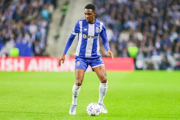 Uefa Champions League, FC Porto vs Shakhtar Donetsk , round 6 of 6 Porto, Portugal, December, 13th, 2023,Uefa Champions League, FC Porto vs Shakhtar Donetsk , round 6 of 6 at the Estadio do Dragao, Zaidu Sanusi, playing for FC Porto, photography by @guelbergoes Porto Portugal