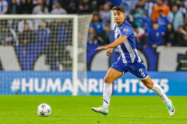 Uefa Champions League, FC Porto vs Shakhtar Donetsk , round 6 of 6 Porto, Portugal, December, 13th, 2023,Uefa Champions League, FC Porto vs Shakhtar Donetsk , round 6 of 6 at the Estadio do Dragao, Fabio Cardoso, playing for FC Porto, photography by @guelbergoes Porto Portugal
