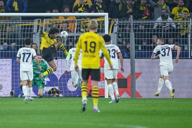 13 12 2023, Football, UCL, UEFA Champions League, Group stage, Matchday 6, Season 2023 2024, Borussia Dortmund Paris St Germain, Karim Adeyemi Borussia Dortmund xRHR PHOTO TKx Copyright: TeresaxKroeger RHR-FOTOx RHR-FOTO TK