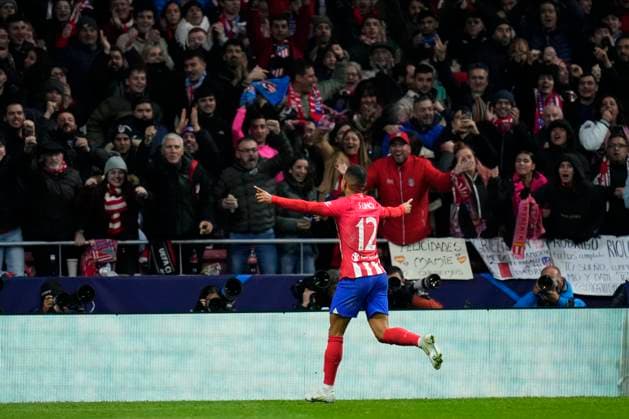Samuel LinoÊof Atletico de MadridÊgoal during Atletico de Madrid vs Lazio Champions League match on December 13, 2023 at Civitas Metropolitano Stadium in Madrid, Spain. Photo: Senis Cebolla ALFAQUI Madrid Civitas Metropolitano Stadium Spain Copyright: xSenisxCebollax xALFAQUIx
