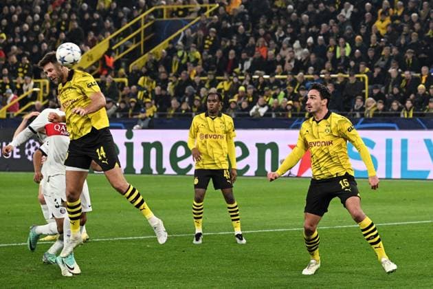 13 12 2023, xsltx, Football UEFA Champions League, Borussia Dortmund Paris St Germain PSG emspor, v l Niclas Füllkrug Borussia Dortmund DFL DFB REGULATIONS PROHIBIT ANY USE OF PHOTOGRAPHS as IMAGE SEQUENCES and or QUASI VIDEO Dortmund