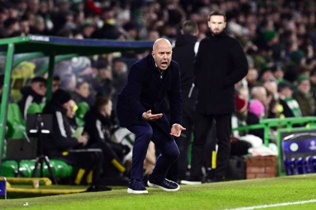 GLASGOW - Feyenoord coach Arne Slot during the UEFA Champions League group E match between Celtic FC and Feyenoord at Celtic Park on December 13, 2023 in Glasgow, Scotland. ANP OLAF KRAAK Group E - UEFA Champions League 2023 2024 xVIxANPxSportx xxANPxIVx 486224358 originalFilename: 486224358.jpg