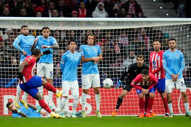 Memphis DepayÊof Atletico de MadridÊduring Atletico de Madrid vs Lazio Champions League match on December 13, 2023 at Civitas Metropolitano Stadium in Madrid, Spain. Photo: Senis Cebolla ALFAQUI Madrid Civitas Metropolitano Stadium Spain Copyright: xSenisxCebollax xALFAQUIx